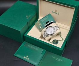 Thumbnail von Rolex Datejust 41 41mm 126334 Slate/Grey dial Jubilee Unworn/New condition Full Set 3-2026