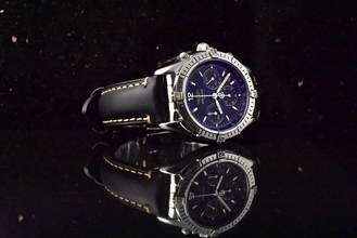 Thumbnail von Breitling Chrono Cockpit A30012 Black Tritium Dial Automatik - Vintage 1996