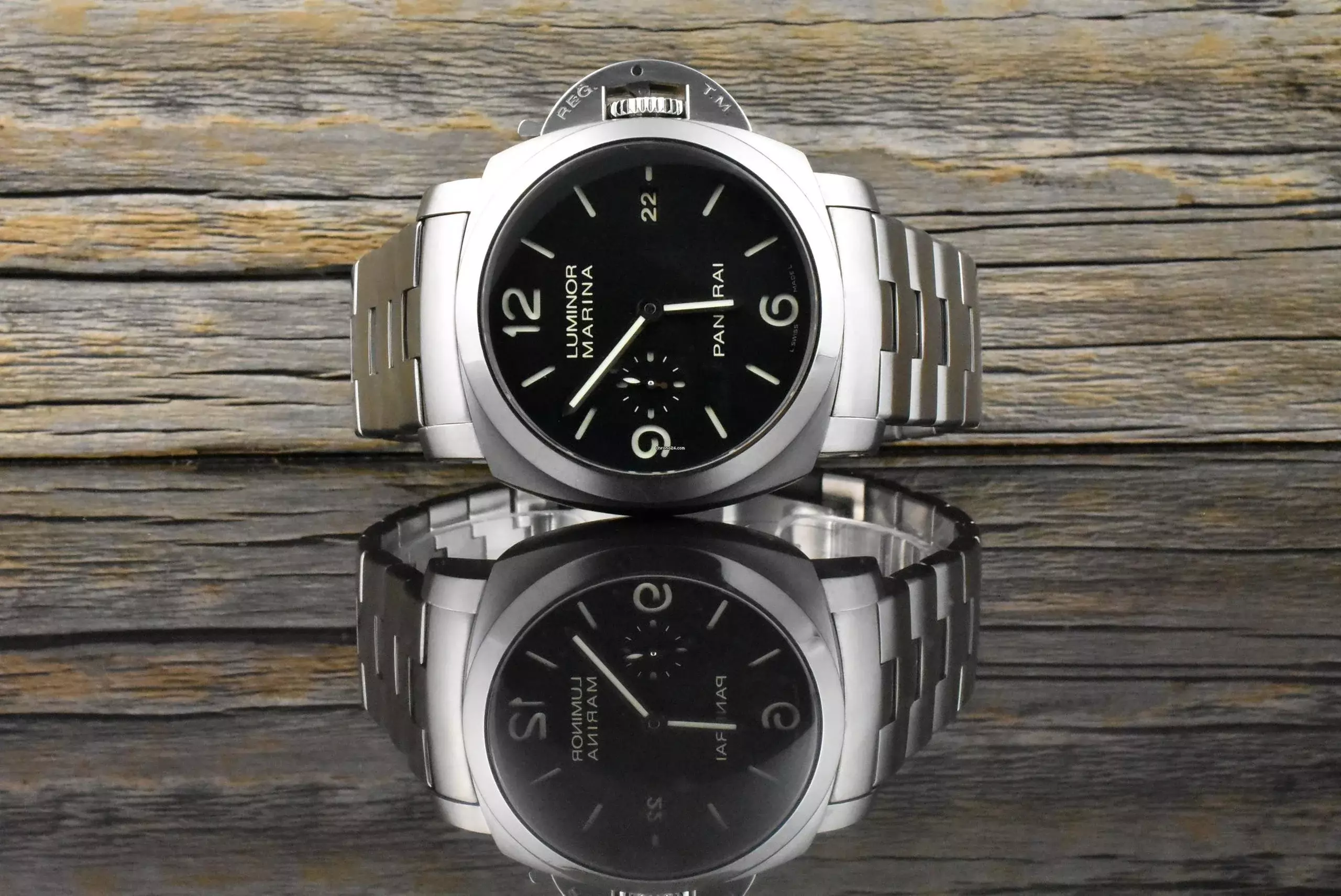 Panerai Luminor Marina 1950 3 Days Automatic unpoliert - Black Dial Full Set 2010 