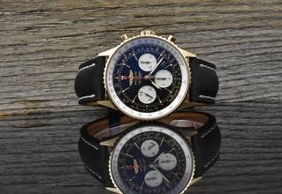 Thumbnail von Breitling Navitimer 01 Panda Dial 18k Roségold unpoliert RB012012 Full Set