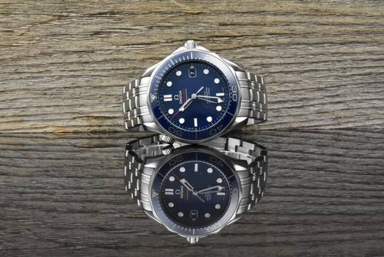  Omega Seamaster Diver 300 M Co-Axial Blue Ceramic Full Set 