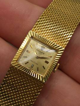  Rolex Oyster Precision 18k Solid Yellow Gold 