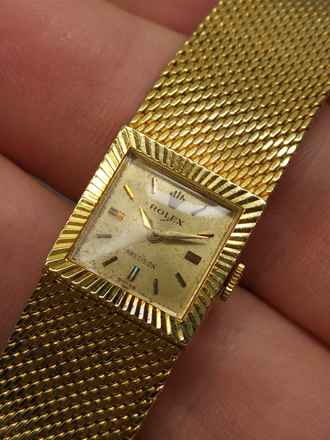  Rolex Oyster Precision 18k Solid Yellow Gold 