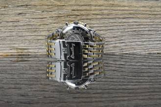 Thumbnail von Breitling Old Navitimer D13022 Blue Dial Stahl Gold very Nice Vintage B&P 1995