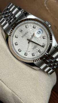  Rolex Datejust 36 diamond dial top condition 