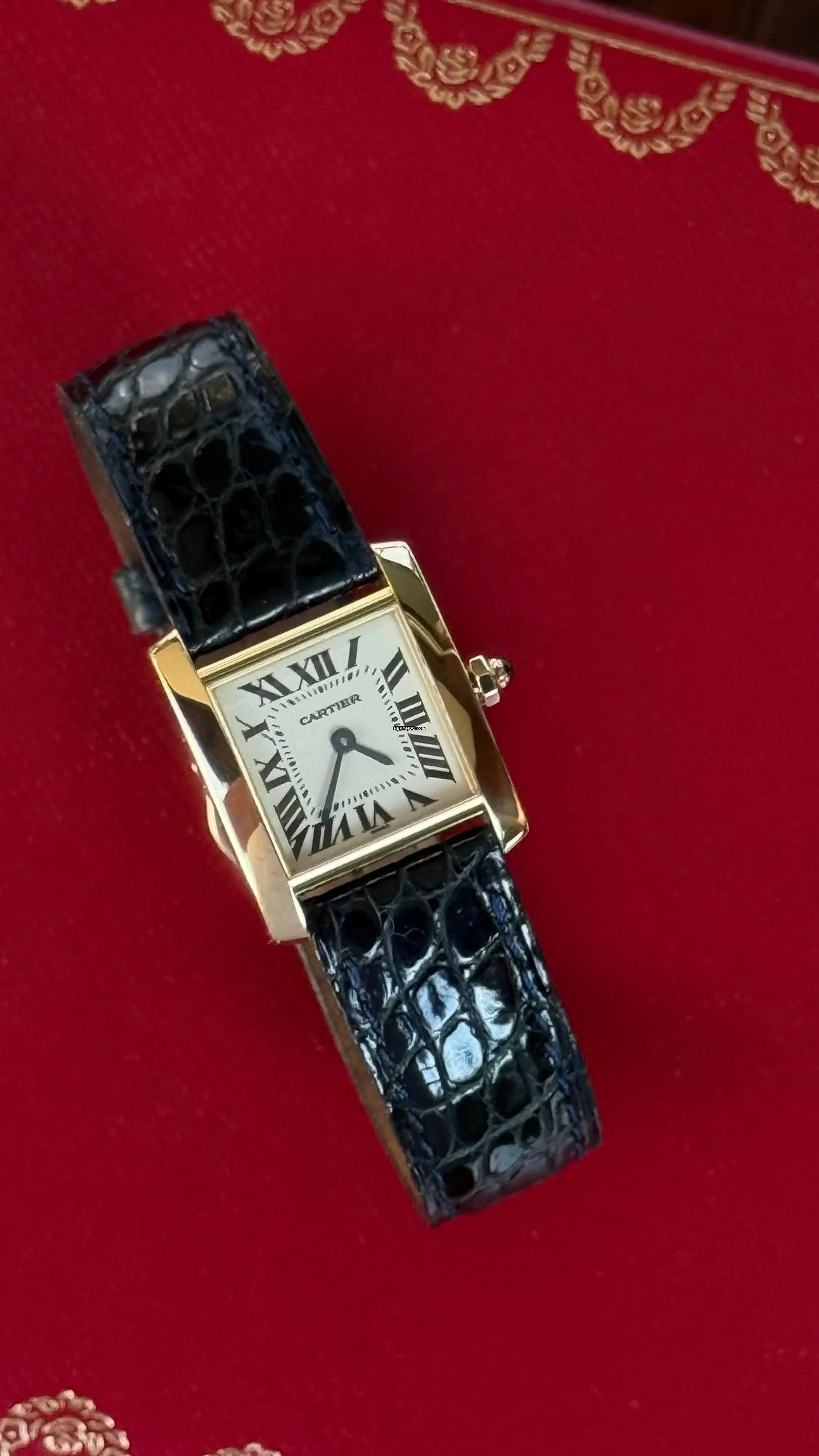  Cartier Tank Française Top Condition Full Set 