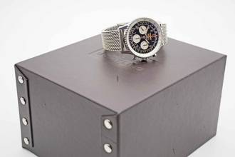 Thumbnail von Breitling Navitimer 01 Fullset mit seltenem Zifferblatt und Breitling Mesh Armband