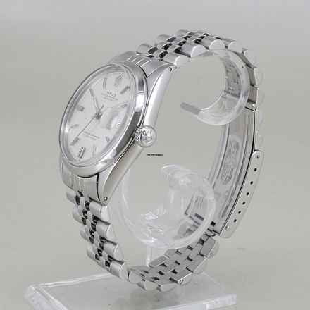  Rolex Datejust 36 Silver Linen Dial Jubilee Armband 