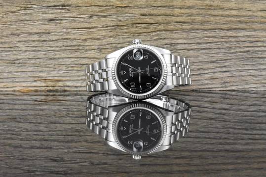  Tudor Prince Date 74034 Stahl / Weißgold Explorer Dial Automatik - Zertifikat 