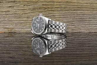 Thumbnail von Tudor Prince Date 74034 Stahl / Weißgold Explorer Dial Automatik - Zertifikat