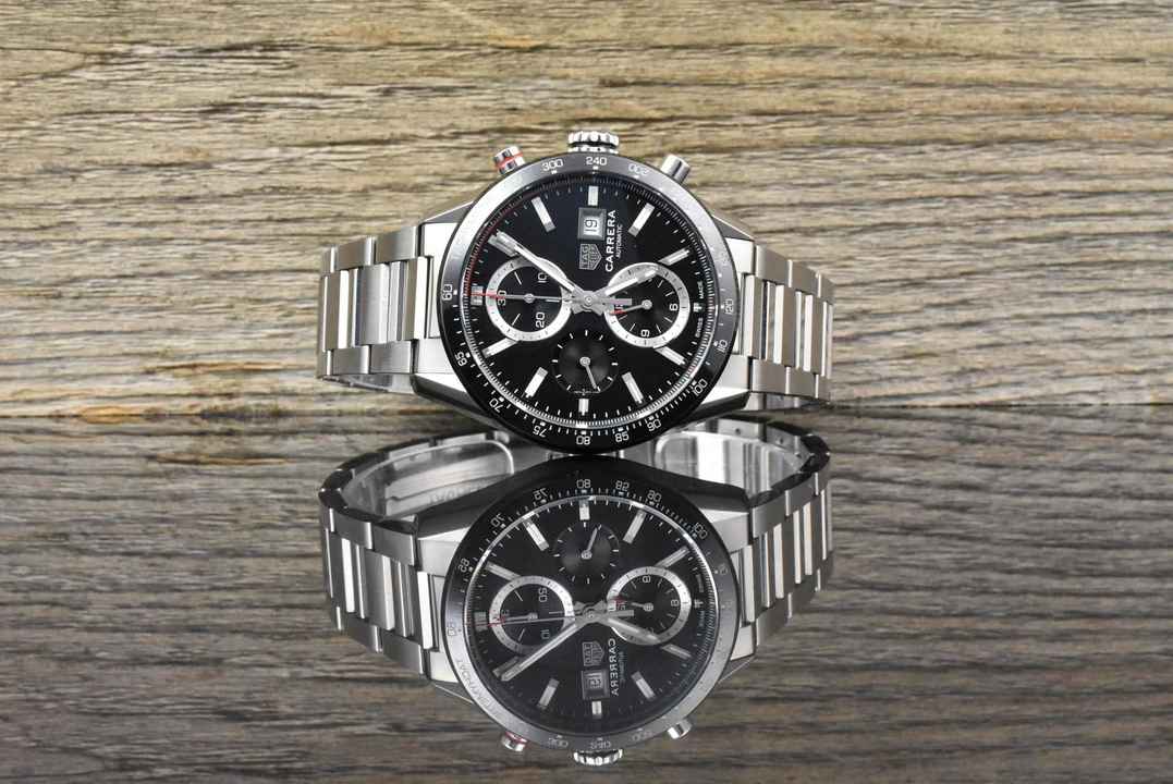  TAG Heuer Carrera Calibre 16 Black Ceramic CBM2110.BA065 Automatik 2021 B&P 