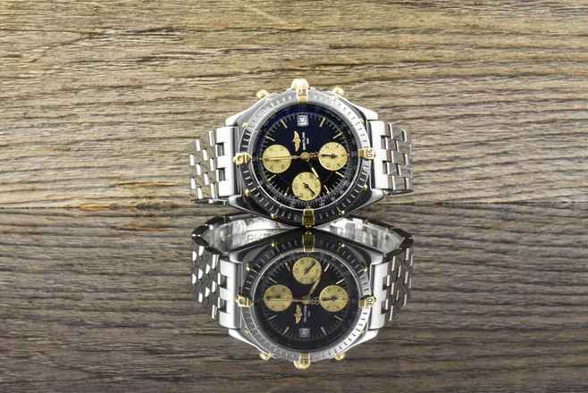  Breitling Chronomat A13050.1 Service Stahl / Gold - Vintage Full Set 1999 