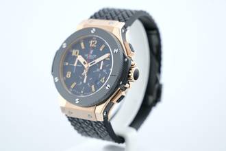 Thumbnail von Hublot Big Bang 44 mm Rose Gold Ceramic Bezel Black Dial - With Additional Rose Gold Bracelet - With Box 301.PB.131.RX