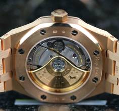Thumbnail von Audemars Piguet Royal Oak Lady Rosé Lady - Factory Diamond - Silver - like New - Fullset