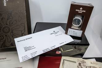 Thumbnail von Patek Philippe Nautilus Jumbo | 5713/1G | Whitegold | Diamond Bezel | sealed