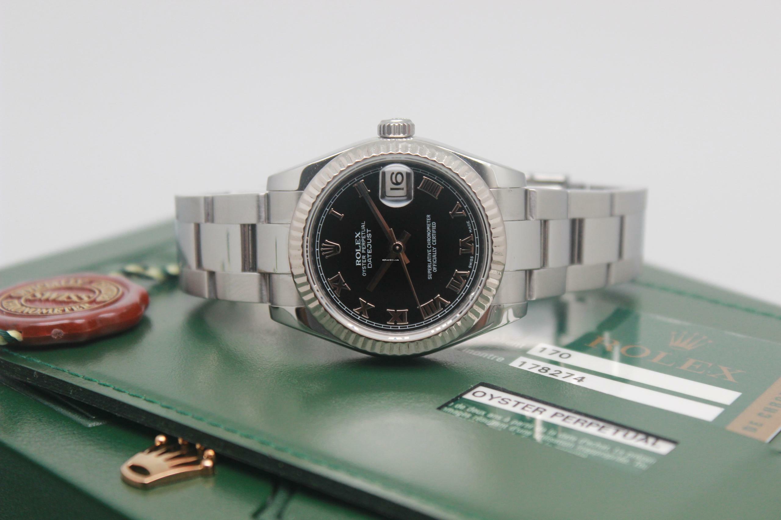 Thumbnail von Rolex Datejust 31 178274 Full Set 2008