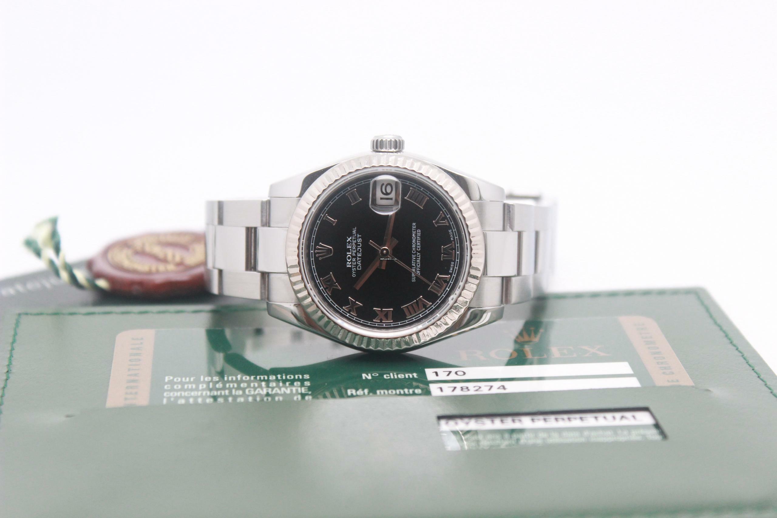 Thumbnail von Rolex Datejust 31 178274 Full Set 2008