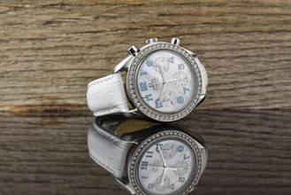 Thumbnail von Omega Speedmaster Reduced MOP Dial / Diamond Bezel Automatik - Full Set