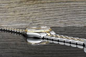 Thumbnail von Tudor Prince Date Day 76213 Gold Linen Diamond Dial Automatik