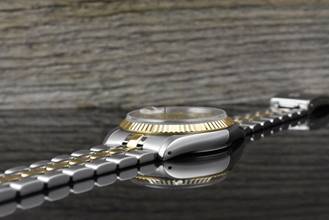 Thumbnail von Tudor Prince Date Day 76213 Gold Linen Diamond Dial Automatik