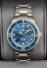 Thumbnail von Blancpain Fifty Fathoms Automatique 42.3mm 5010 12B40 98S Titanium - Blue Dial Unworn/New Condition Full Set 9-2025