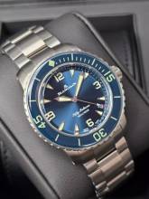 Thumbnail von Blancpain Fifty Fathoms Automatique 42.3mm 5010 12B40 98S Titanium - Blue Dial Unworn/New Condition Full Set 9-2025