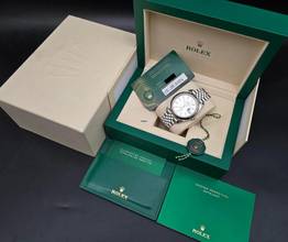 Thumbnail von Rolex Datejust 41 41mm 126334 Silver dial Jubilee Very Good Full Set 9-2024