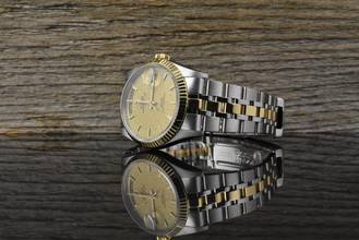 Thumbnail von Tudor Prince Date Day 76213 Automatik Stahl / Gold - Linen Dial - Zertifikat