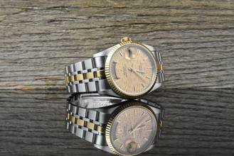 Thumbnail von Tudor Prince Date Day 76213 Automatik Stahl / Gold - Linen Dial - Zertifikat