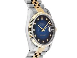 Thumbnail von Rolex Datejust 36 Diamanten Ref.16233 1988 Full Set sehr gut Vintage