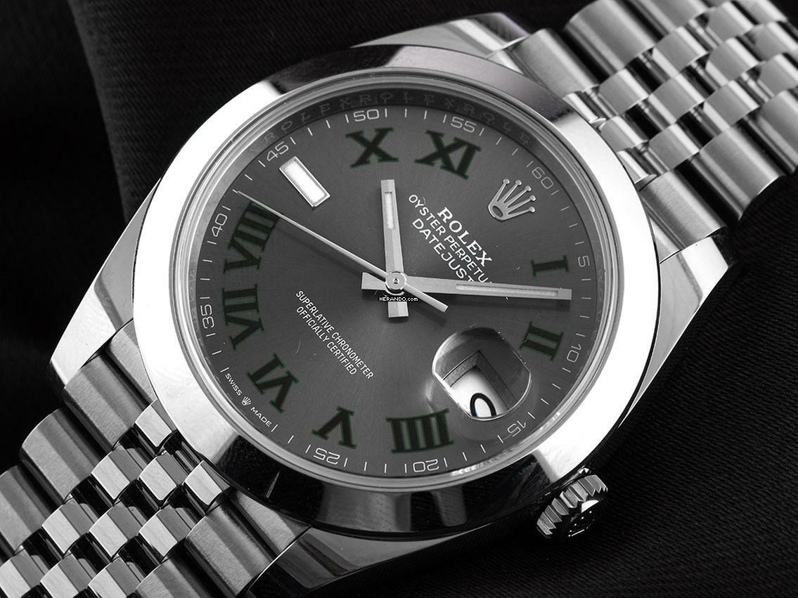 Rolex Datejust 41 Wimbledon Ref.126300 2025 Full Set Ungetragen