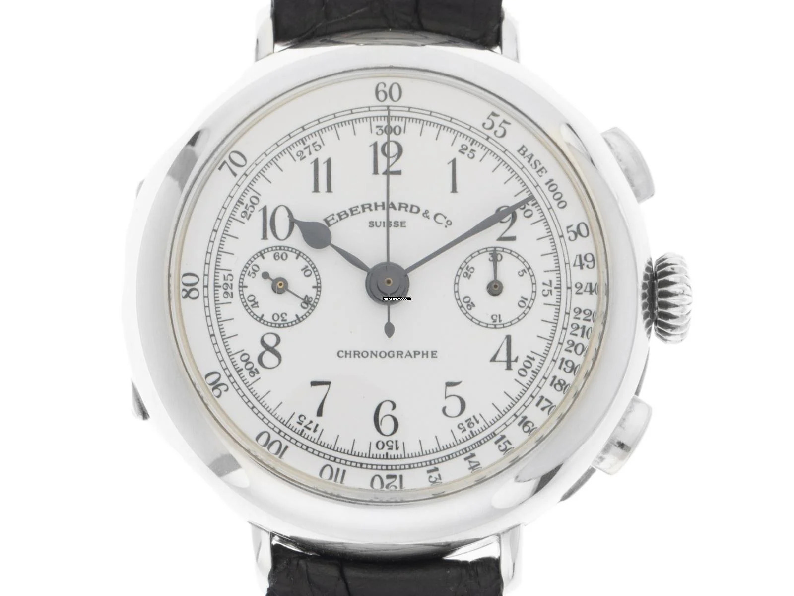  Eberhard & Co. Eberhard-Chronographe 14 1985 Full Set sehr gut Vintage 