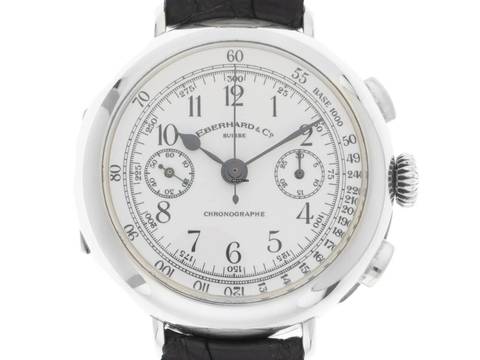  Eberhard & Co. Eberhard-Chronographe 14 1985 Full Set sehr gut Vintage 