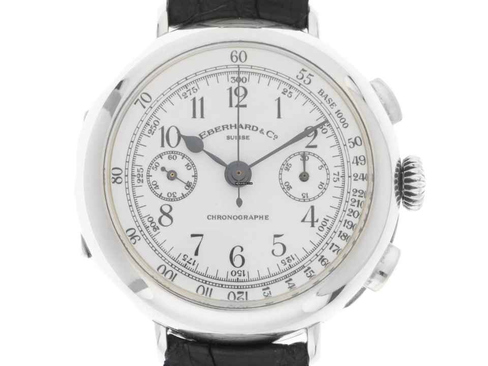  Eberhard & Co. Eberhard-Chronographe 14 1985 Full Set sehr gut Vintage 