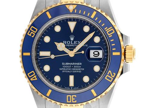  Rolex Submariner Date Ref.126613LB Box&Beschreibung wie Neu 