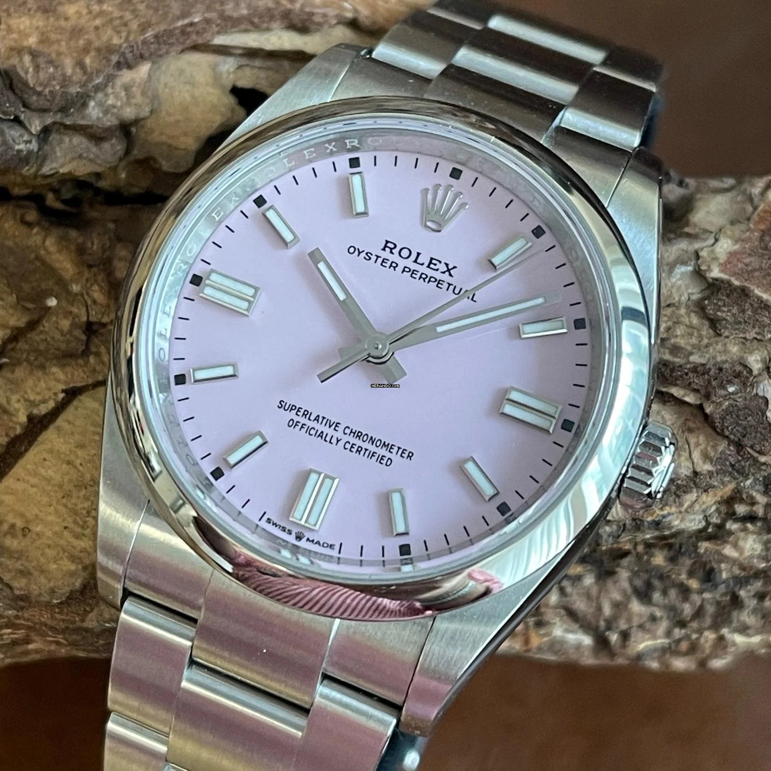 Rolex Oyster Perpetual 36 Oyster Perpetual 36 CANDY PINK - FULLSET 2021 - Ref. 126000