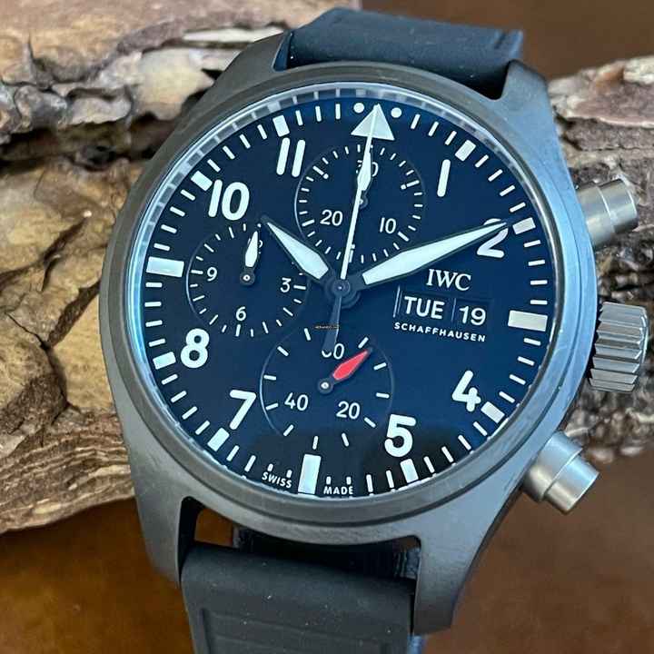  IWC Fliegeruhr Chronograph Top Gun Flieger Chronograph TOP GUN - FULL SET 2024 - Ref. IW389401 
