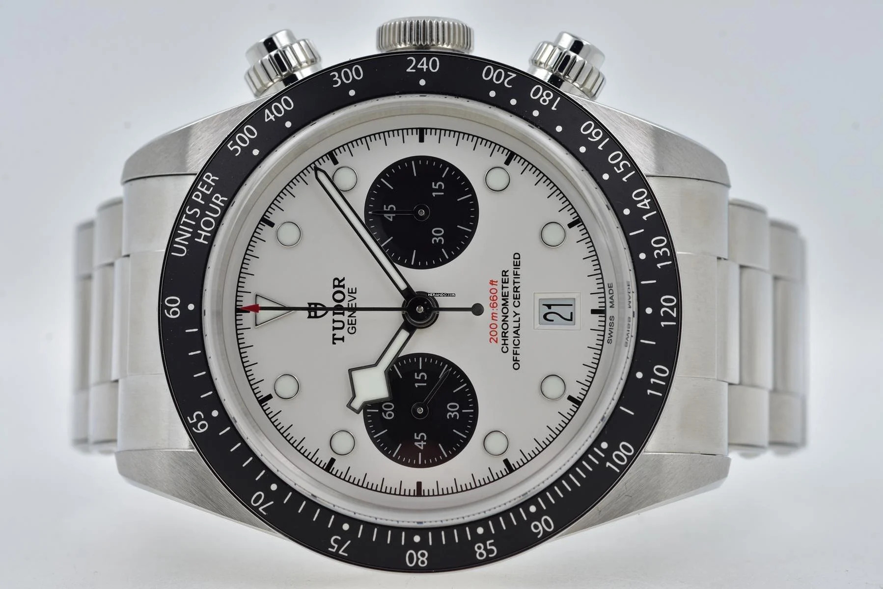 Tudor Black Bay Chrono Heritage Black Bay Chronograph 79360N White Dial