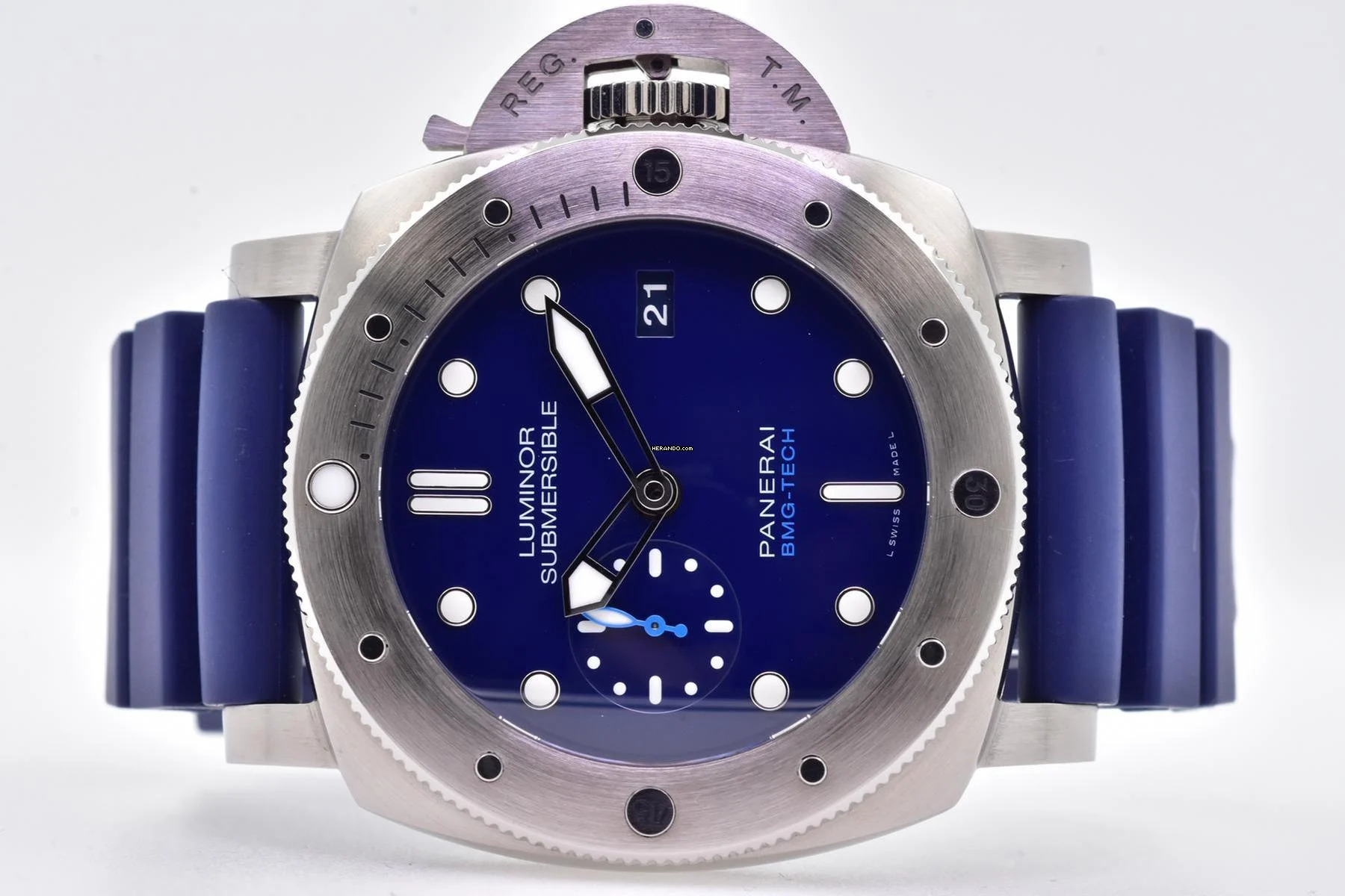 Panerai Submersible BMG-Tech Luminor Submersible BMG-Tech 47mm Titanium PAM 692 Blue Dial