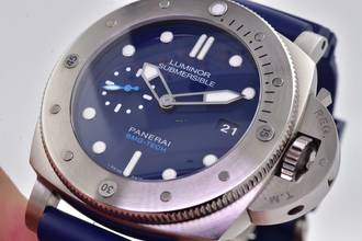 Thumbnail von Panerai Submersible BMG-Tech Luminor Submersible BMG-Tech 47mm Titanium PAM 692 Blue Dial