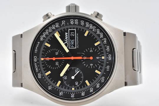  Sinn 144 Ti Chronograph Titan Titanium Vintage Tritium 