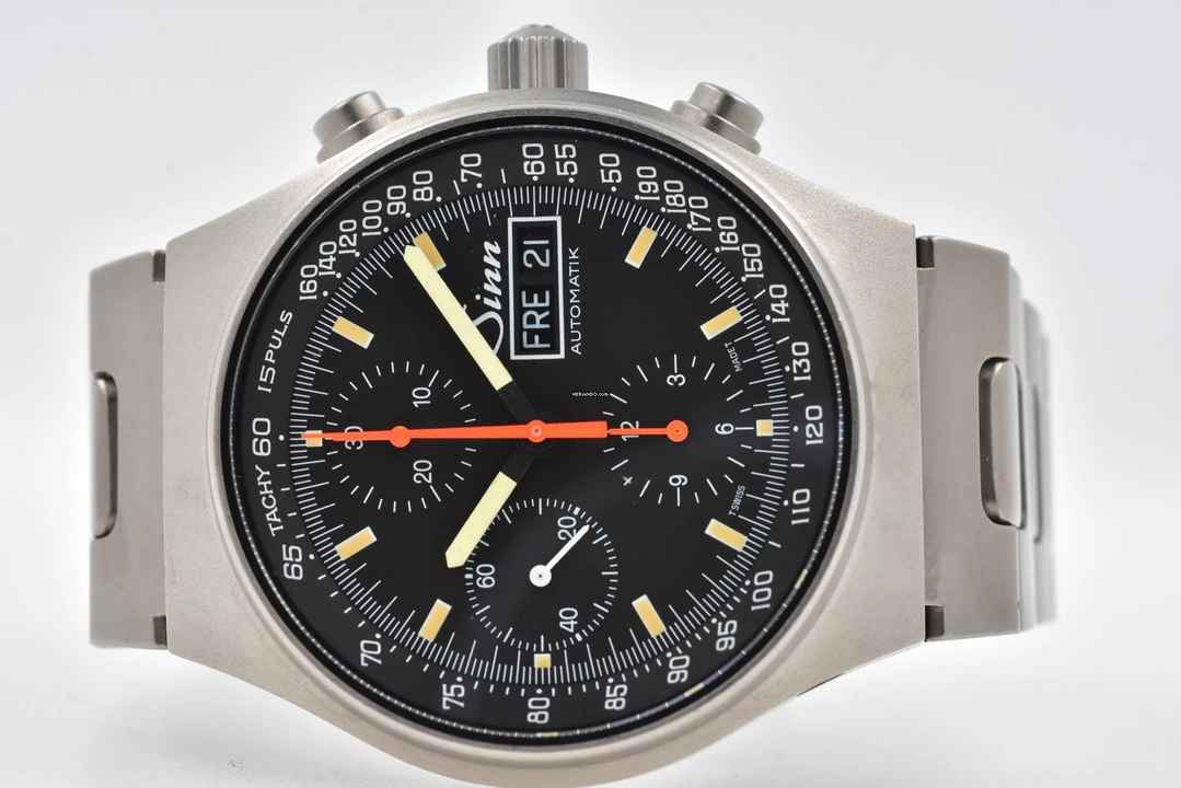  Sinn 144 Ti Chronograph Titan Titanium Vintage Tritium 