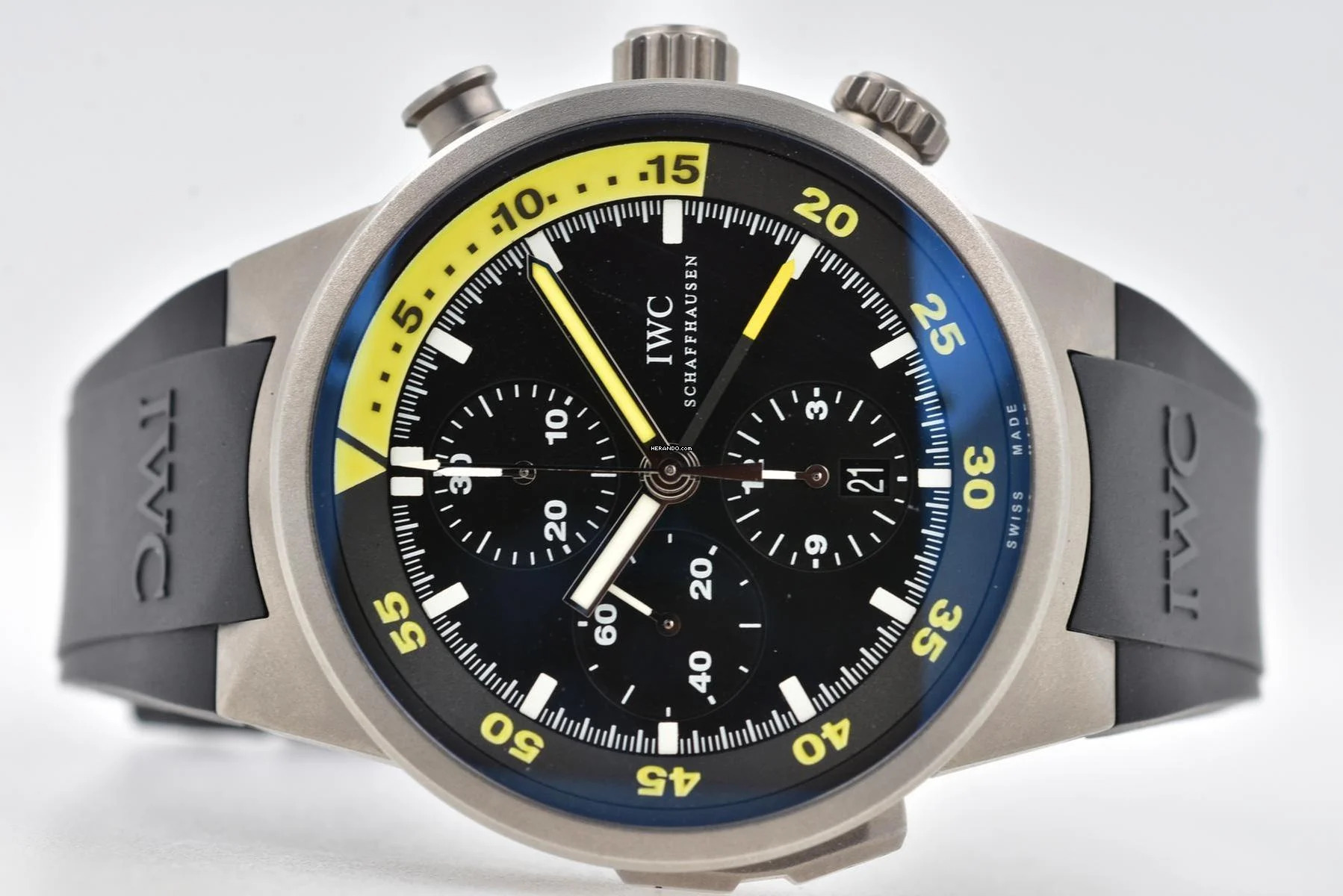  IWC Aquatimer Chronograph Split Minute Chronograph Titan IW372304 IWC Service 2025 