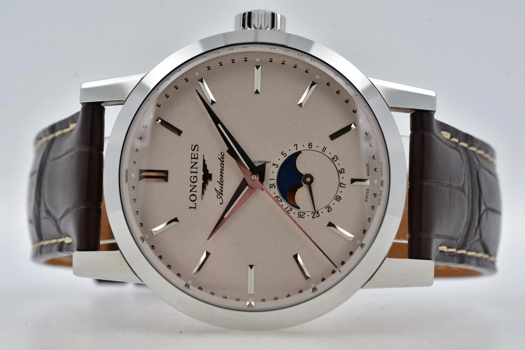  Longines Heritage 1832 Collection Pilots Watch L48264922 Silver Dial 40mm 