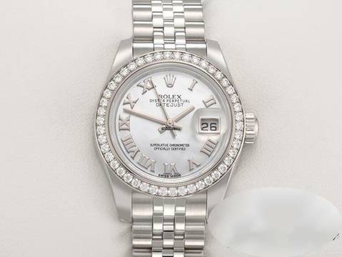  Rolex Lady-Datejust 26 179384 Stahl Weissgold 750 Perlmutt Diamanten Automatik Stainless Steel 18kt White Gold Jubilé-band Chronometer Oyster Mop 