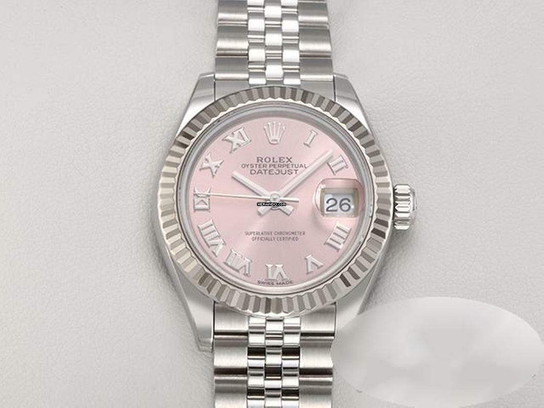Rolex Lady-Datejust 28 279174 2019 Stahl Weissgold 750 Automatik Stainless Steel 18kt White Gold Jubilé-band Chronometer Oyster
