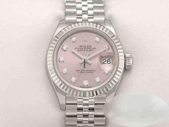  Rolex Lady-Datejust 28 279174 2019 Edelstahl Weissgold 750 Diamanten Automatik Stainless Steel 18kt White Gold Jubilé-band Chronometer Oyster 
