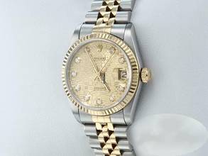 Thumbnail von Rolex Datejust 31 Stahl Gelbgold 750 Diamanten Automatik 18kt Yellow Gold Stahl Stainless Steel Jubilé-band Chronometer Oyster