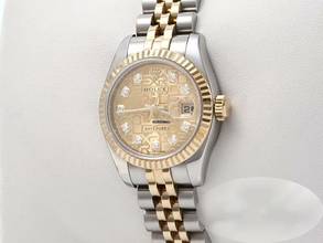 Thumbnail von Rolex Lady-Datejust 179173 2011 Stahl Gelbgold 750 Diamanten Automatik Stainless Steel 18kt Yellow Gold Jubilé-band Chronometer Oyster