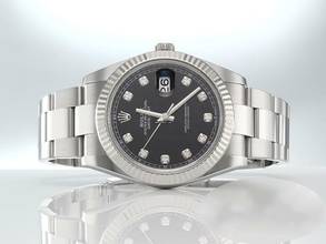 Thumbnail von Rolex Datejust 41 126334 2023 Stahl Weißgold Diamanten Automatik Stahl Gold Stainless Steel 18kt White Gold Jubilé-band Chronomter Oyster Black Dial